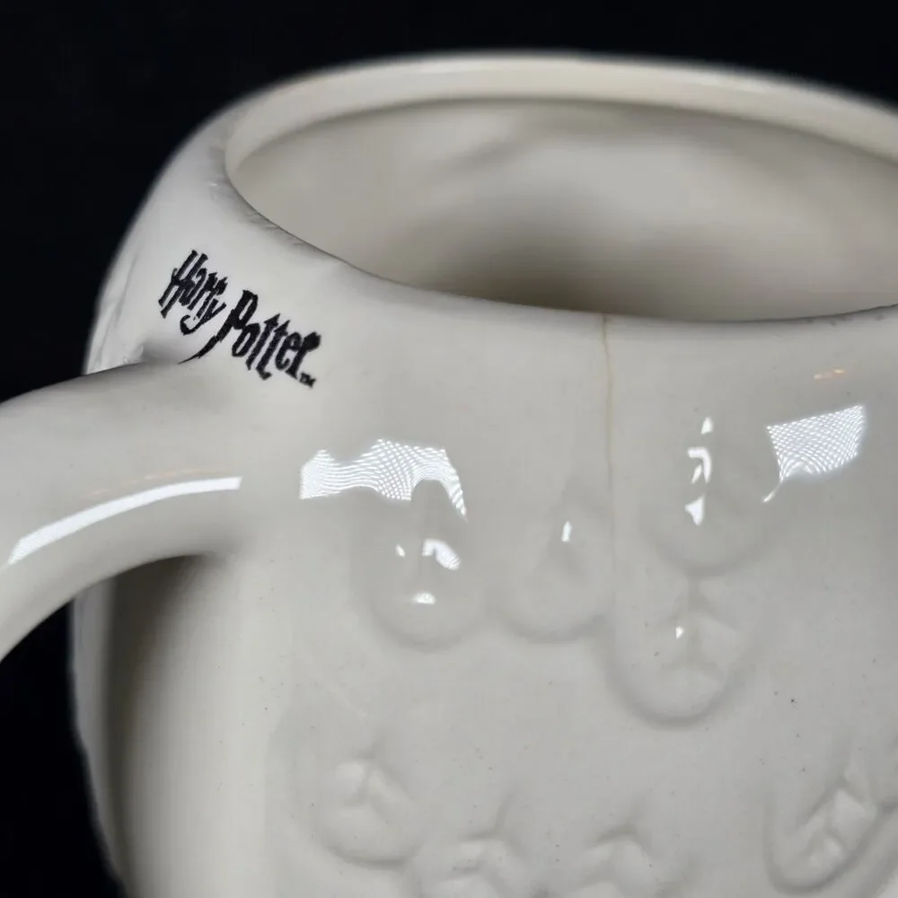 Harry Potter Hedwig Owl Mug Coffee Cup 3D Ceramic Warner Bros. 12 OZ READ